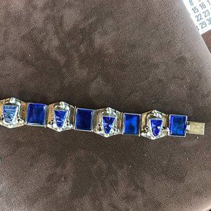 VINTAGE MEXICAN ALPACA PANEL BRACELET